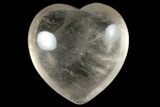 1.4" Polished Clear Quartz Heart - Photo 3